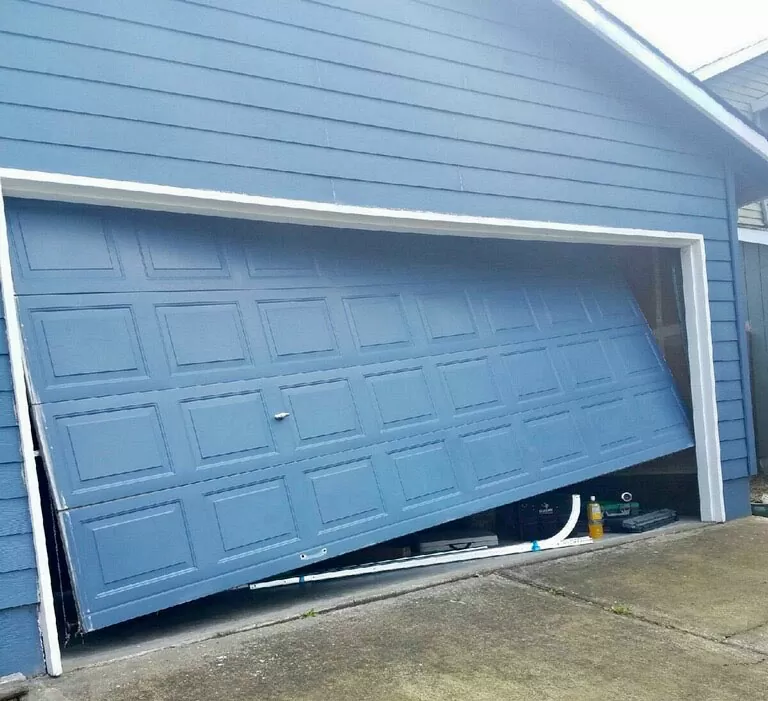 parrish garage door off track